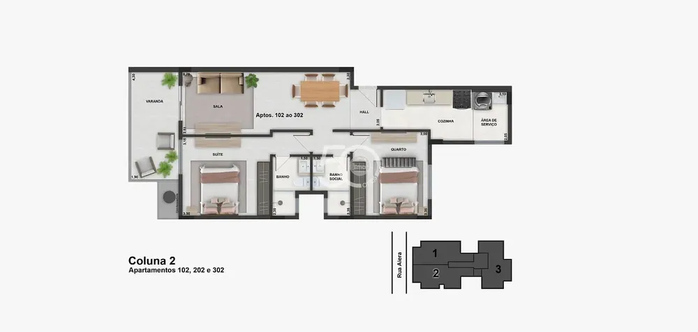 Apartamento, 2 quartos, 73 m² - Foto 43