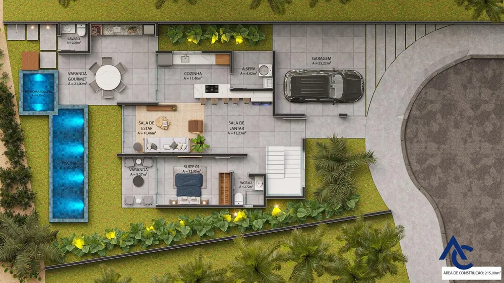 Casa de Condomínio, 4 quartos - Foto 4