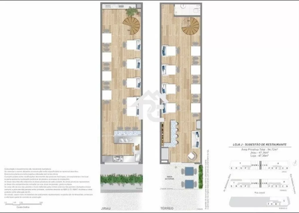Loja-Salão, 94 m² - Foto 2