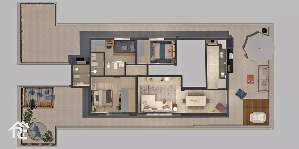 Cobertura, 3 quartos, 237 m² - Foto 42