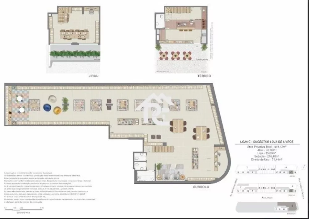Loja-Salão, 419 m² - Foto 2