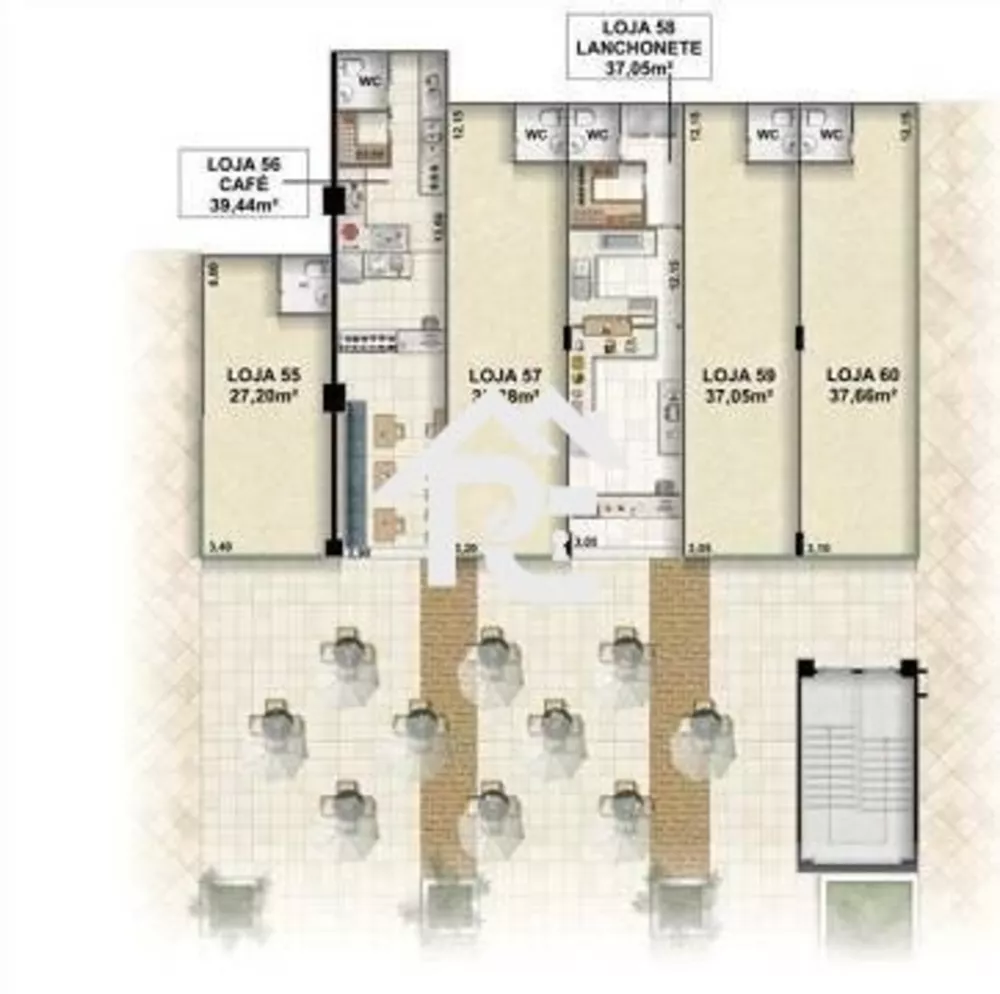 Loja-Salão, 27 m² - Foto 2