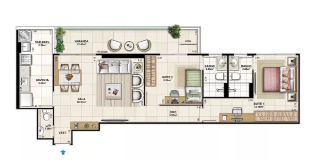 Apartamento, 2 quartos, 81 m² - Foto 14