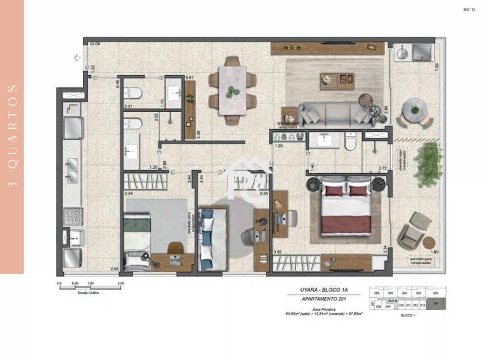 Apartamento, 3 quartos, 97 m² - Foto 11