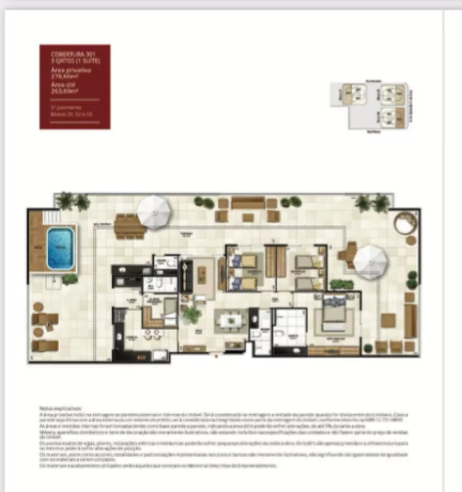 Cobertura, 3 quartos, 278 m² - Foto 6