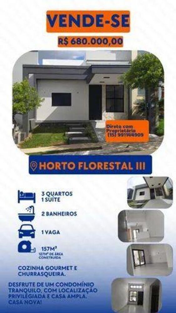 Casa de Condomínio, 3 quartos - Foto 4