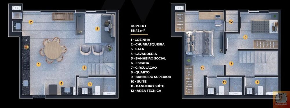 Flat/Apart Hotel, 2 quartos, 89 m² - Foto 2