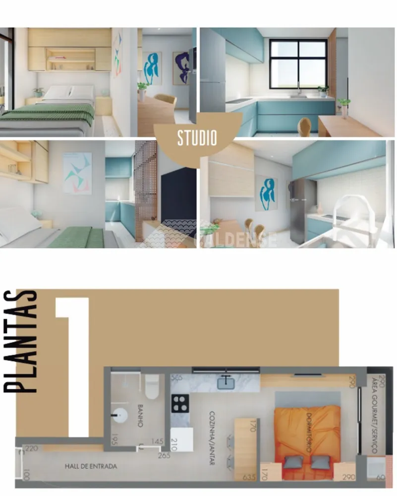 Apartamento, 1 quarto, 28 m² - Foto 3