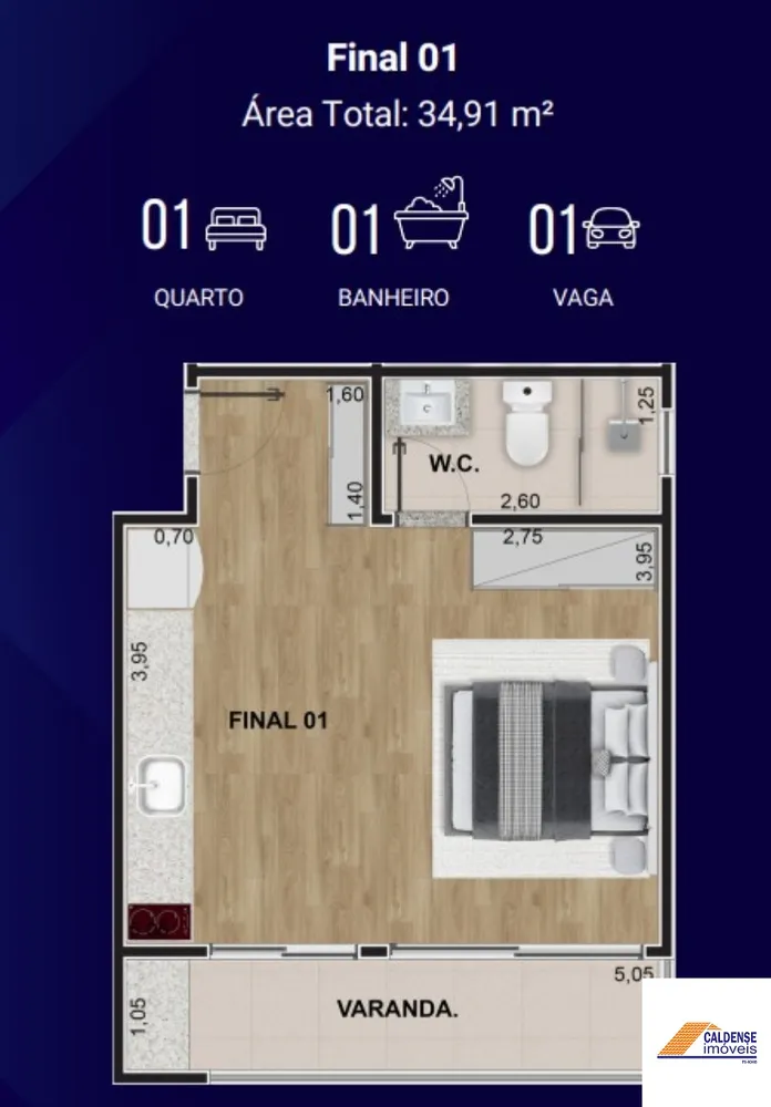 Apartamento, 32 m² - Foto 4