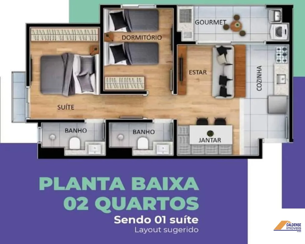 Apartamento, 2 quartos, 55 m² - Foto 5