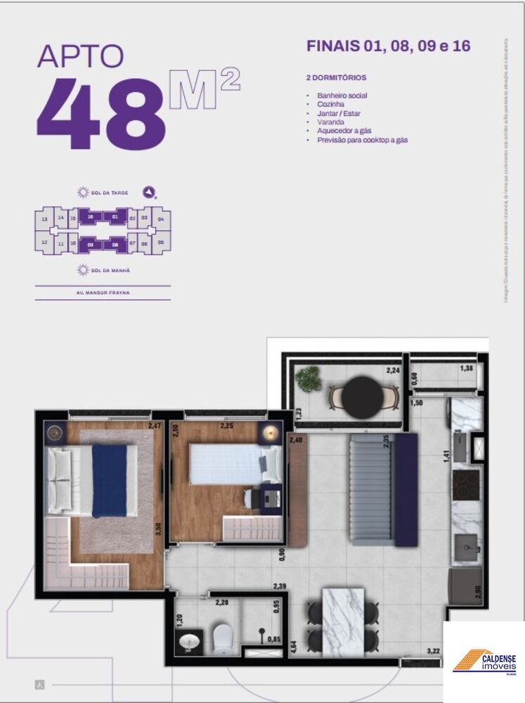 Apartamento, 1 quarto, 38 m² - Foto 7