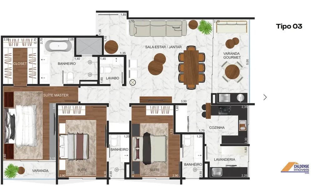 Apartamento, 4 quartos, 333 m² - Foto 3