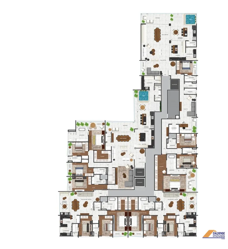 Apartamento, 4 quartos, 333 m² - Foto 1