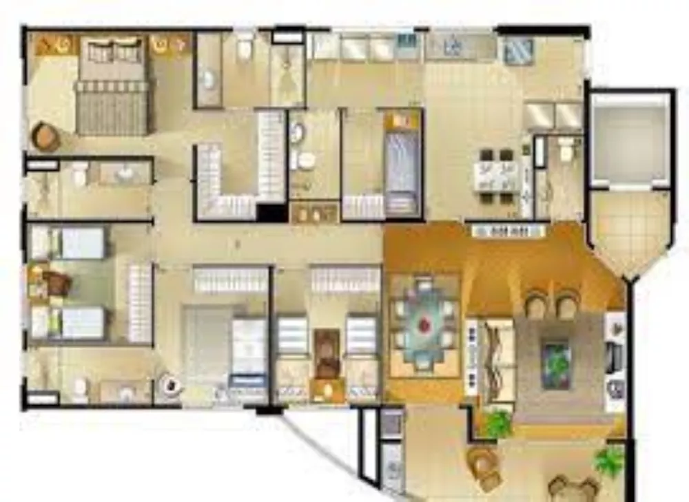 Apartamento, 3 quartos, 142 m² - Foto 1