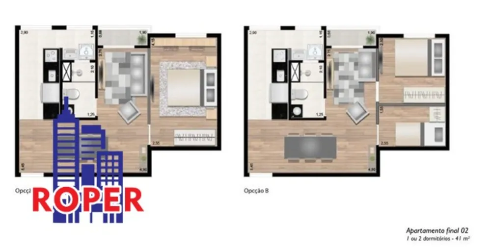 Apartamento, 2 quartos, 41 m² - Foto 4