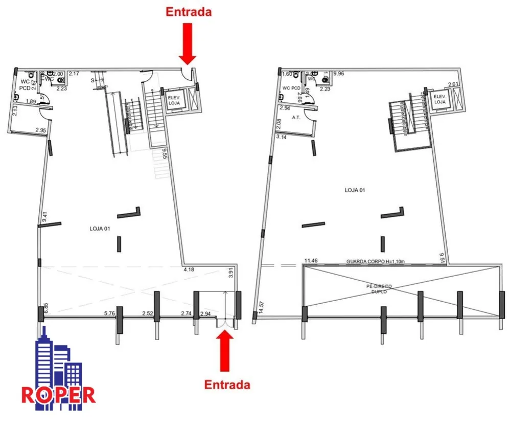 Loja-Salão, 78 m² - Foto 4