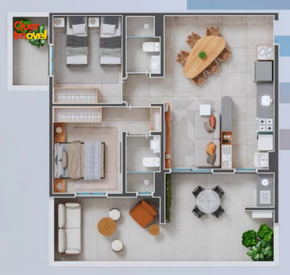 Apartamento, 2 quartos, 84 m² - Foto 5