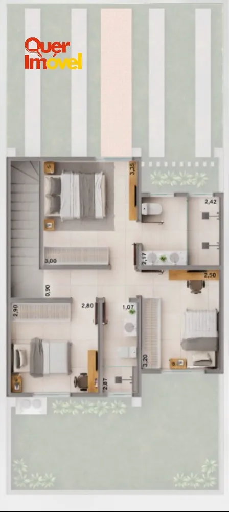 Casa de Condomínio, 3 quartos - Foto 7