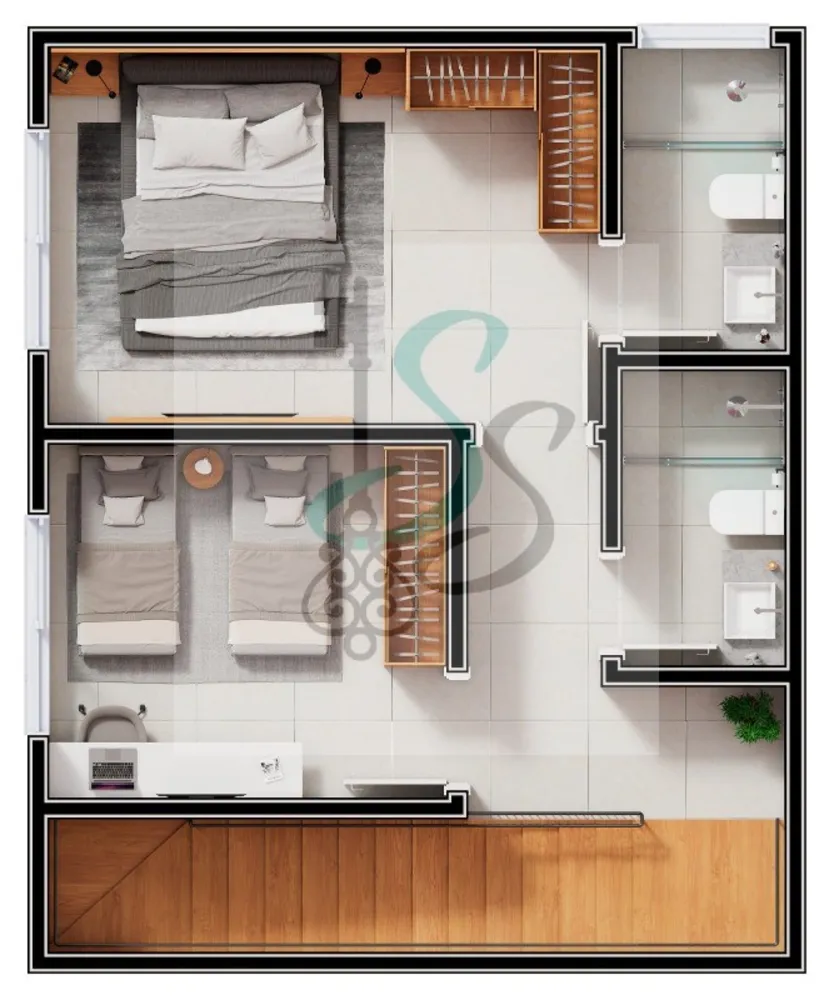 Casa, 2 quartos - Foto 1