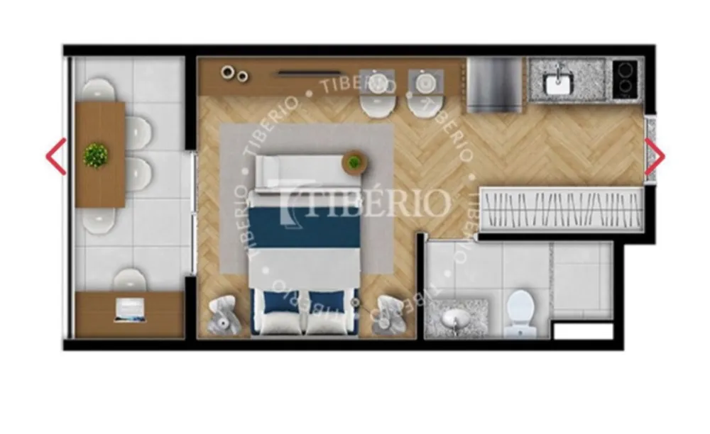Flat/Apart Hotel, 1 quarto, 25 m² - Foto 4