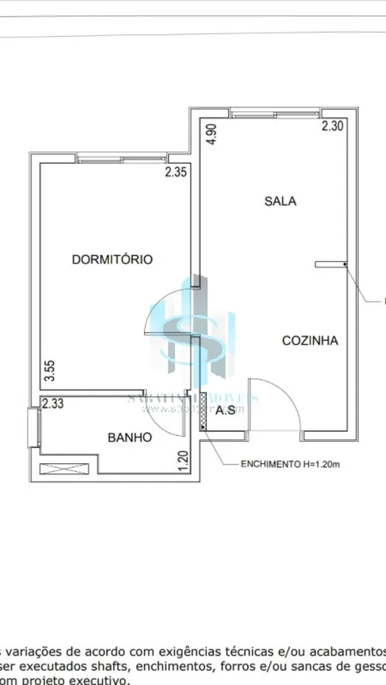 Apartamento, 1 quarto, 26 m² - Foto 8