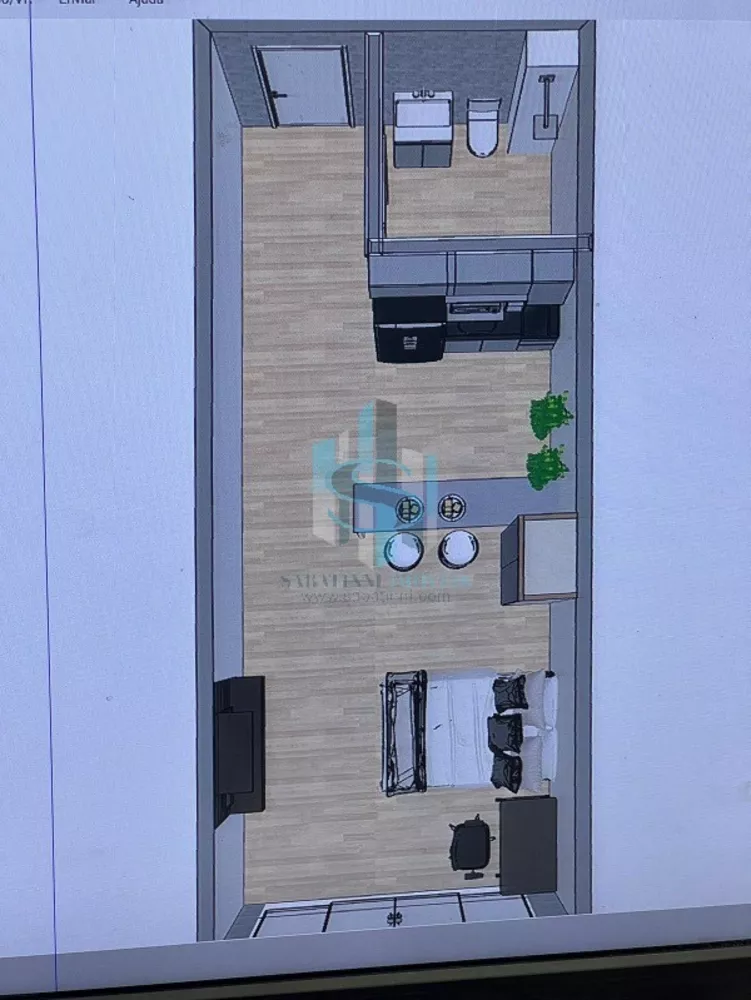 Flat/Apart Hotel, 1 quarto, 35 m² - Foto 2