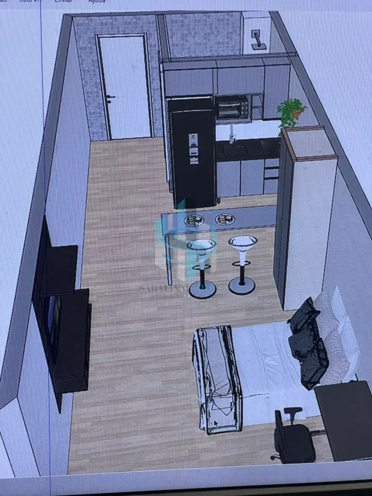 Flat/Apart Hotel, 1 quarto, 35 m² - Foto 1