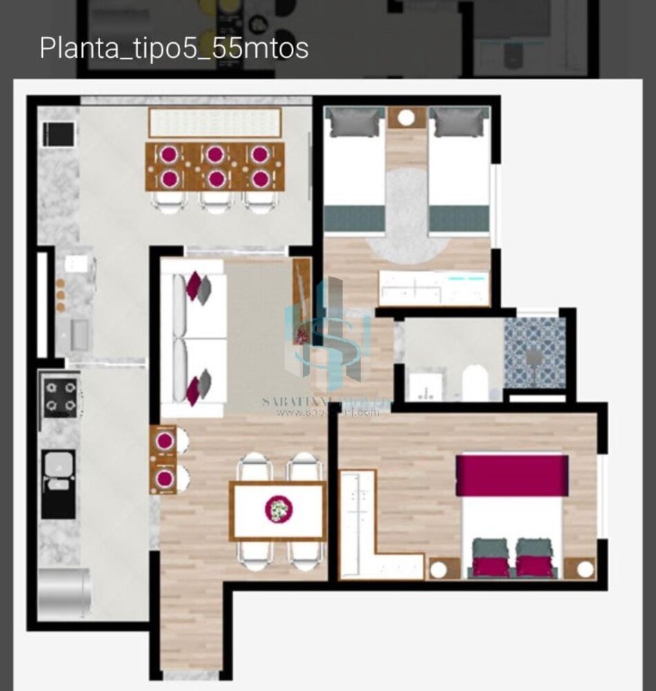 Apartamento, 2 quartos, 54 m² - Foto 16
