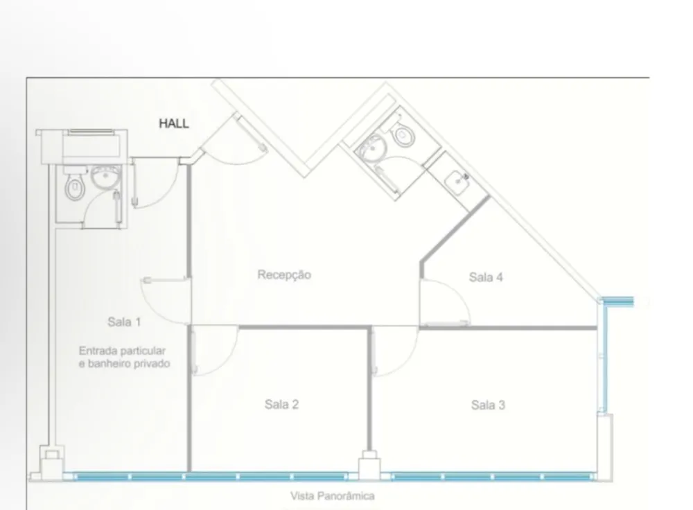 Sala-Conjunto, 61 m² - Foto 3
