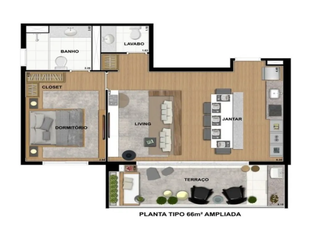 Apartamento, 2 quartos, 67 m² - Foto 16