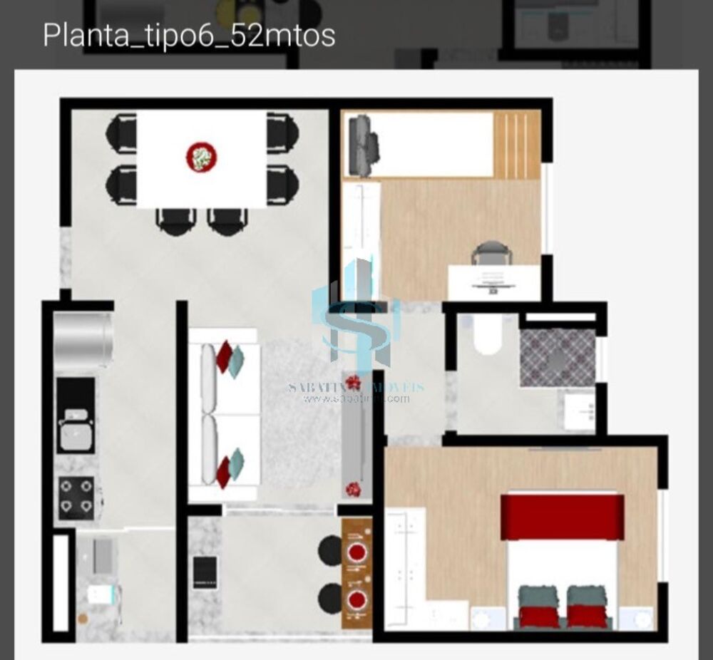 Apartamento, 1 quarto, 52 m² - Foto 16