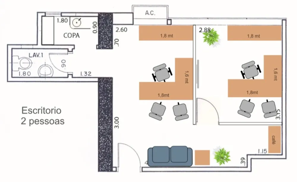 Sala-Conjunto, 30 m² - Foto 5