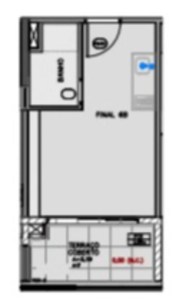 Apartamento, 1 quarto, 27 m² - Foto 2