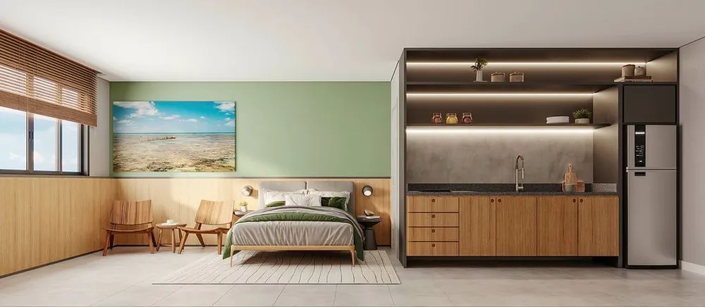 Kitnet-Studio, 47 m² - Foto 1