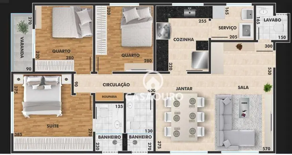 Cobertura, 3 quartos, 190 m² - Foto 16