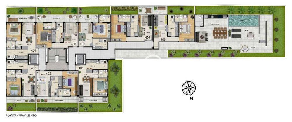 Apartamento à venda com 1 quarto, 56m² - Foto 6