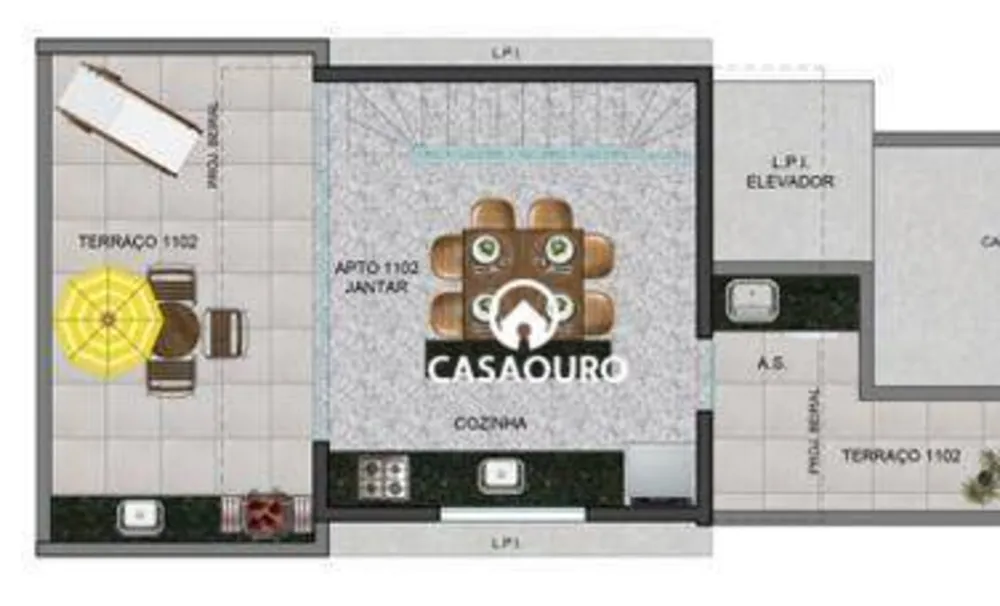 Cobertura, 1 quarto, 72 m² - Foto 13