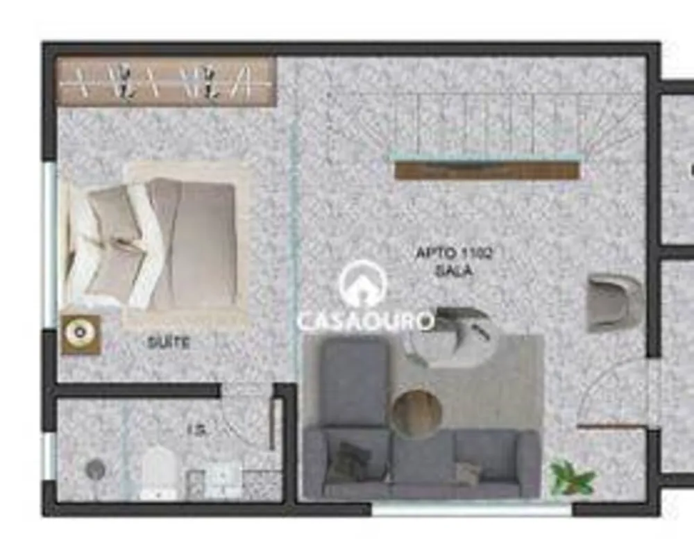 Cobertura, 1 quarto, 72 m² - Foto 12