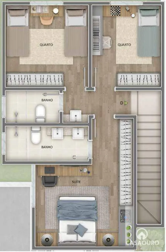 Casa de Condomínio, 3 quartos - Foto 11