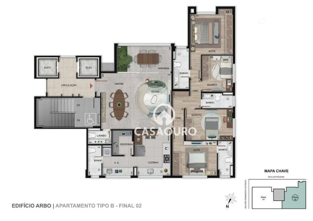Apartamento, 4 quartos, 187 m² - Foto 22