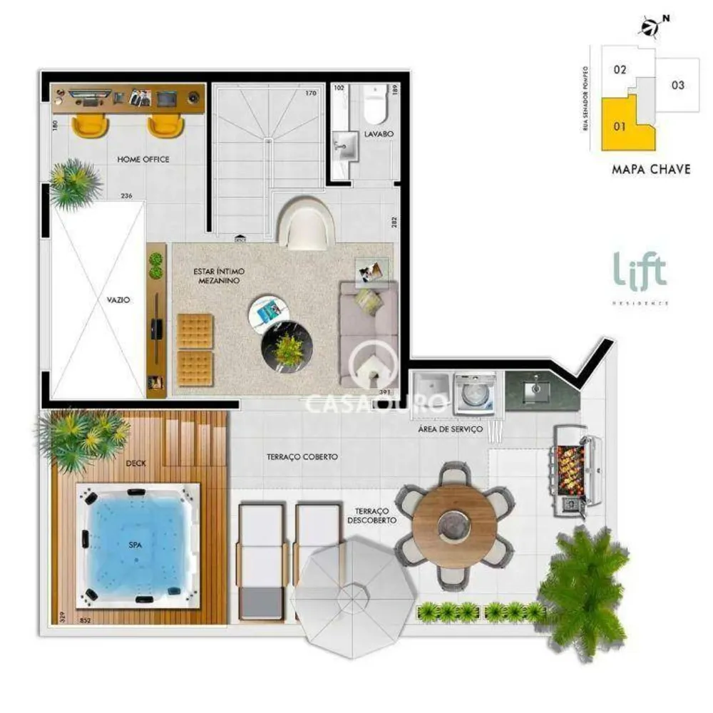Cobertura, 2 quartos, 121 m² - Foto 12