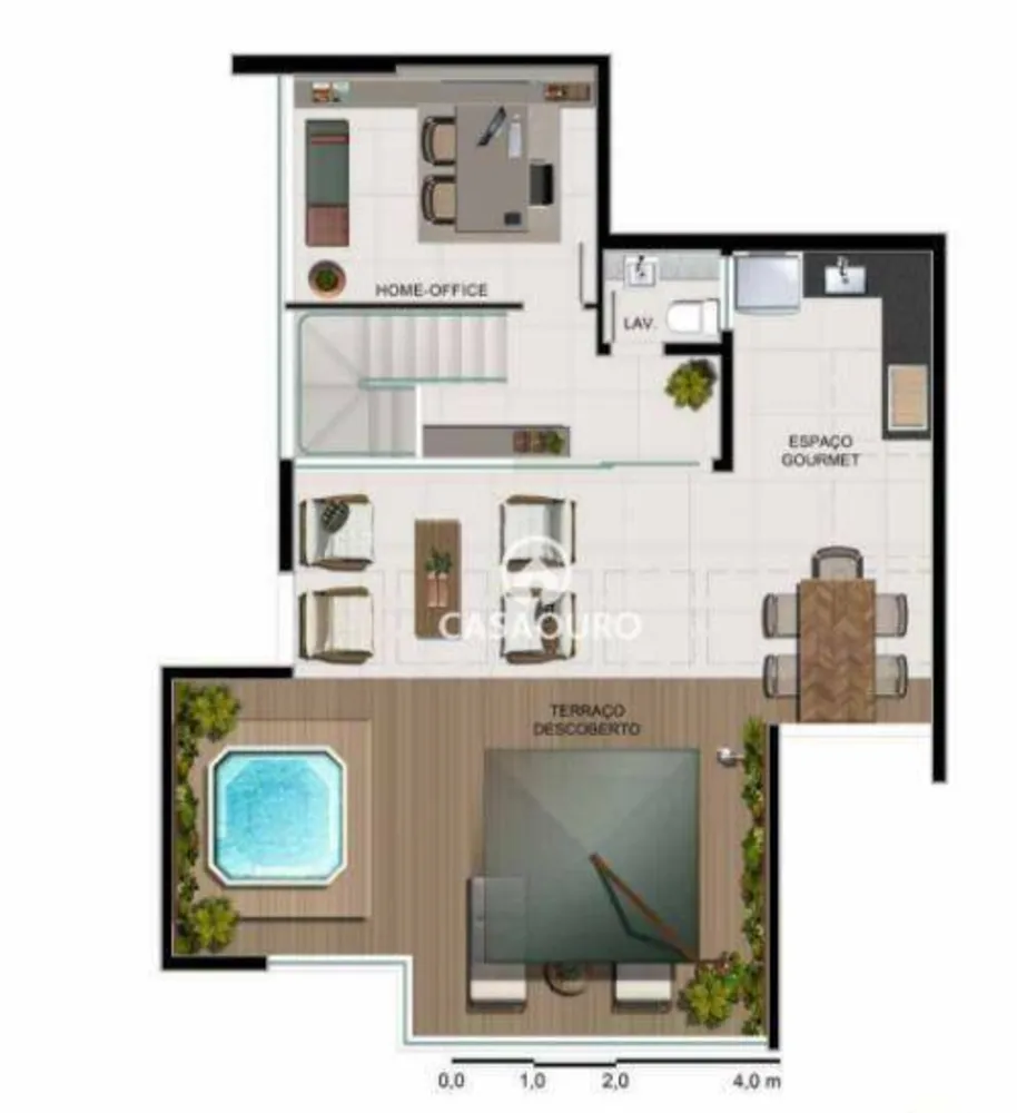 Cobertura, 3 quartos, 172 m² - Foto 8
