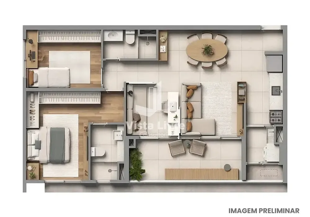 Apartamento, 3 quartos, 76 m² - Foto 2