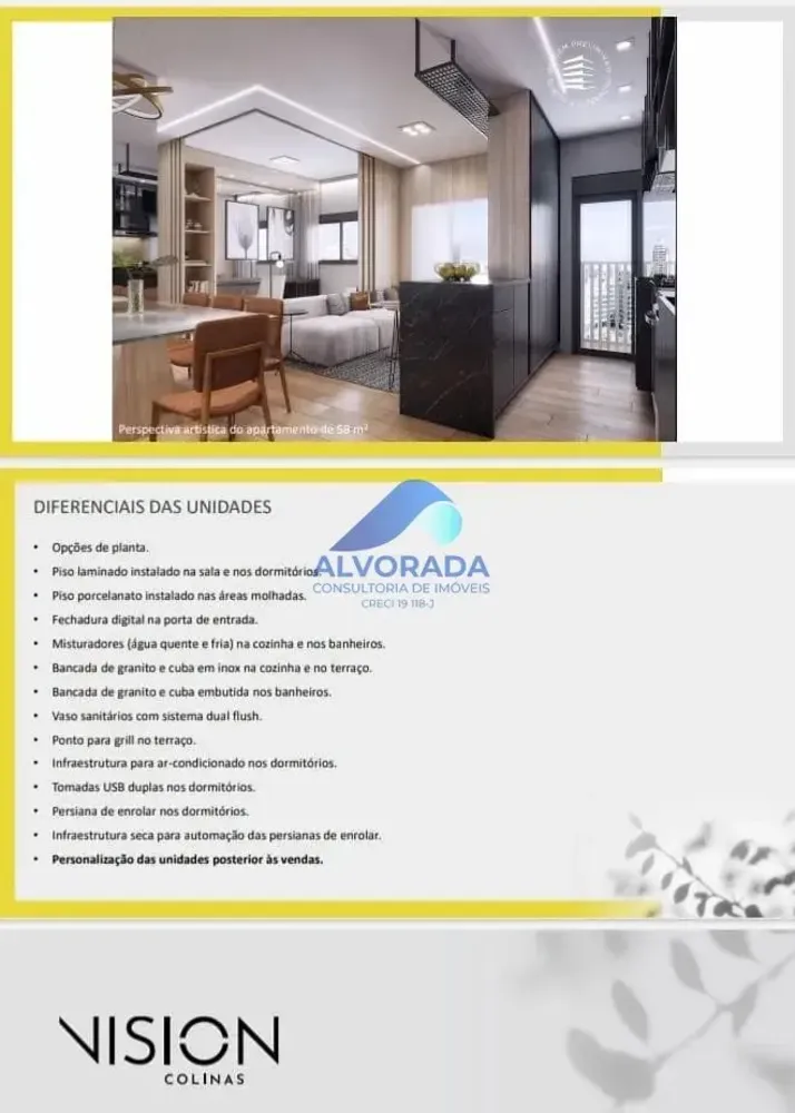 Apartamento, 2 quartos, 59 m² - Foto 2