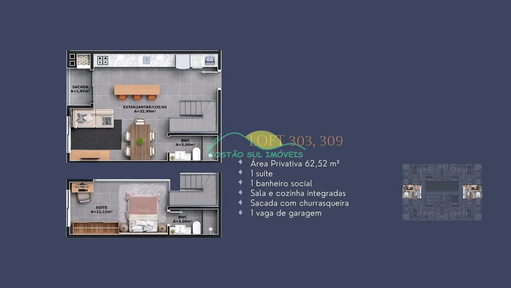 Apartamento, 1 quarto, 65 m² - Foto 4