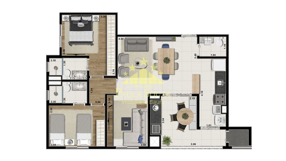 Apartamento, 2 quartos, 84 m² - Foto 4