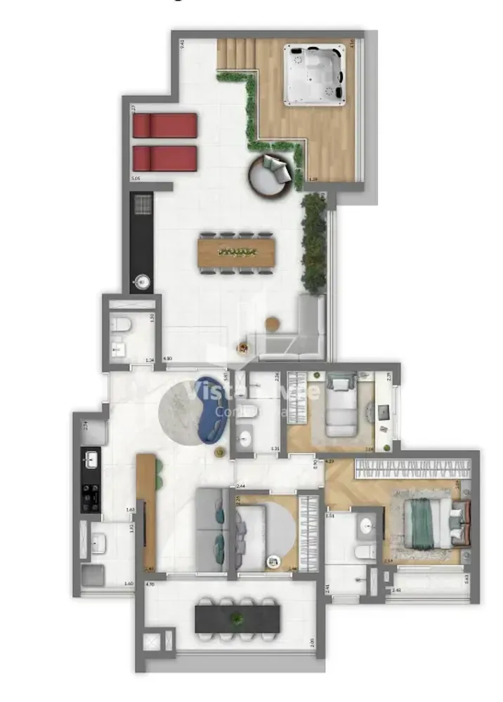 Apartamento, 2 quartos, 61 m² - Foto 2