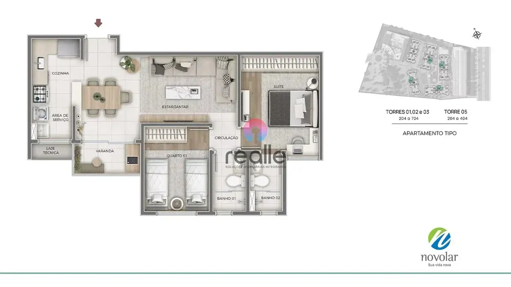 Apartamento, 3 quartos, 72 m² - Foto 7