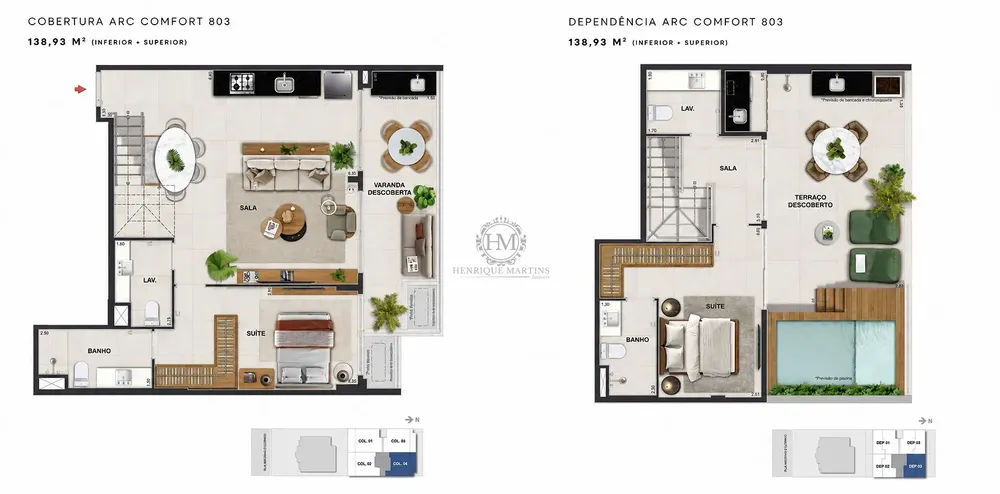 Cobertura, 2 quartos, 138 m² - Foto 5