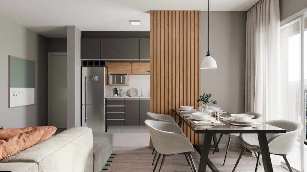 Apartamento à venda com 1 quarto, 46m² - Foto 3